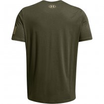 Under Armour Mens Freedom Logo T-Shirt - Marine OD Green - 2XL