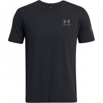 Under Armour Mens Freedom Flag Gradient T-Shirt - Black / Olive