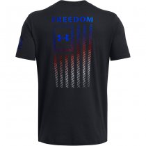 Under Armour Mens Freedom Flag Gradient T-Shirt - Black / Team Royal - 2XL