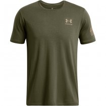 Under Armour Mens Freedom Flag Gradient T-Shirt - Olive