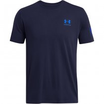 Under Armour Mens Freedom Flag Gradient T-Shirt - Blue