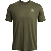 Under Armour Mens Freedom Bass Short Sleeve T-Shirt - Olive