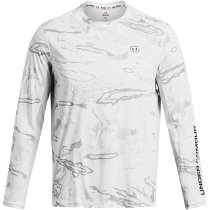 Under Armour Mens Fish Pro Camo T-Shirt - Halo Grey