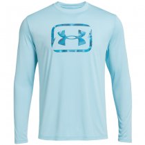 Under Armour Mens Fish Pro Freedom Long Sleeve - Stream / Ether Blue - S