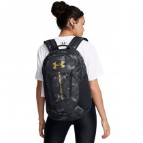 Under Armour Hustle 6.0 Pro Backpack - Black / Metallic Gold