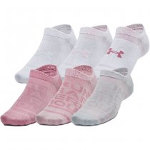 Under Armour Essential 6-Pack Low Cut Socks - Pink