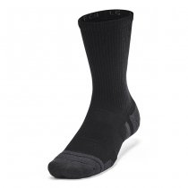 Under Armour Performance Tech 6-Pack Crew Socks - Black / Jet Grey - M