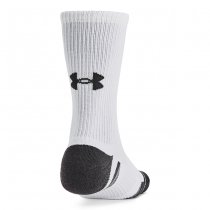 Under Armour Performance Tech 6-Pack Crew Socks - White / White - M