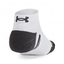 Under Armour Performance Tech 6-Pack Low Cut Socks - White / White - M