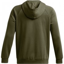 Under Armour Mens Rival Fleece Camo Chest Stripe Hoodie - Marine OD Green / White - XL