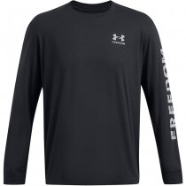 Under Armour Mens Freedom Flag Long Sleeve - Black / White - S