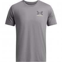 Under Armour Mens Schematic Elk Short Sleeve - Grey