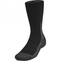Under Armour All Weather Wool Boot Socks - Black / Grey Under Armour All Weather Wool Boot Socks - Black / Grey
