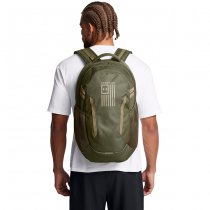 Under Armour Hustle 6.0 Freedom Backpack - Marine OD Green