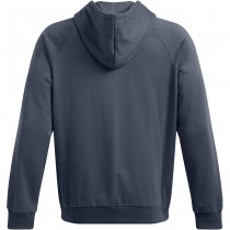 Under Armour Mens Rival Fleece Antler Hoodie - Downpour Grey / Gravel - M