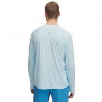 Under Armour Mens Fish Elite Long Sleeve - Stream / Ether Blue - S