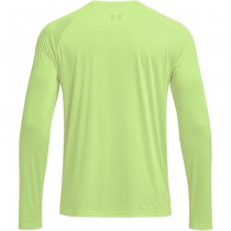 Under Armour Mens Fish Elite Long Sleeve - Sonic Yellow / White - L