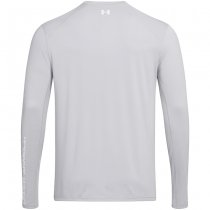 Under Armour Mens Fish Pro Chill Tackle Box Long Sleeve - Mod Grey / White - M
