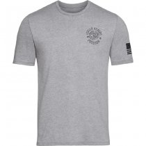 Under Armour Freedom Skull T-Shirt - Steel Light Heather / Black - S