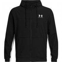 Under Armour Rival Woven Windbreaker - Black / White Under Armour Rival Woven Windbreaker - Black / White