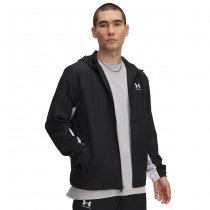 Under Armour Rival Woven Windbreaker - Black / White - L