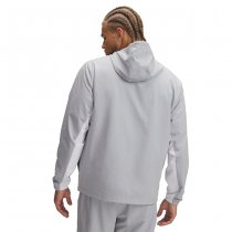 Under Armour Rival Woven Windbreaker - Mod Grey / Mod Grey / White - L
