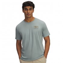 Under Armour Mens Walleye Short Sleeve - Silica Green / Coyote - 2XL