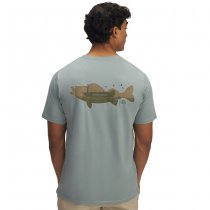 Under Armour Mens Walleye Short Sleeve - Silica Green / Coyote - 2XL