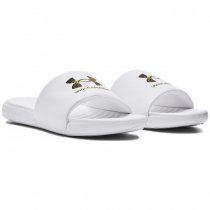 Under Armour Ansa Graphic Logo Slides - White