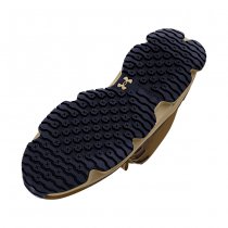 Under Armour Mens Micro G Strikefast Mid Tactical Shoes - Brown / City Khaki / Navy Blue - 9.5