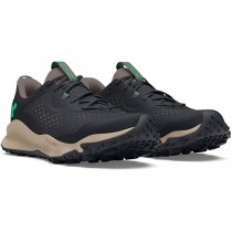Under Armour Mens Charged Maven Trail Running Shoes - Black / Fresh Clay / Vapor Green - 12