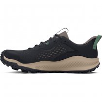Under Armour Mens Charged Maven Trail Running Shoes - Black / Fresh Clay / Vapor Green - 9.5