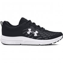 Under Armour Mens Charged Assert 10 Running Shoes - Black / White - 11.5
