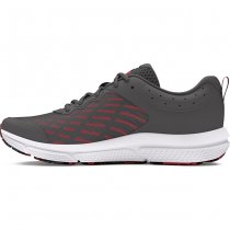 Under Armour Mens Charged Assert 10 Running Shoes - Castlerock / Castlerock / Racer Red - 13