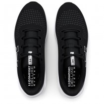 Under Armour Mens Charged Pursuit 3 Big Logo Running Shoes - Black / White - 12.5