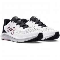 Under Armour Mens Charged Pursuit 3 Big Logo Running Shoes - White - 12.5