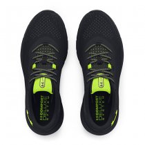 Under Armour Mens HOVR Turbulence 2 Running Shoes - Black / High Vis Yellow - 10