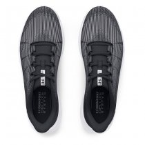 Under Armour Mens Charged Speed Swift Running Shoes - Black / White / White - 13