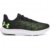Under Armour Mens Charged Speed Swift Running Shoes - Black / Black / Hyper Green - 11.5