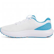 Under Armour Mens Surge 4 Running Shoes - White / Ether Blue - 12.5