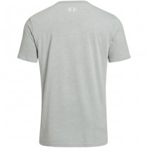 Under Armour Mens Freedom Left Chest T-Shirt - Steel Heather / White - S