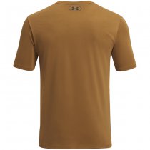 Under Armour Mens Freedom Left Chest T-Shirt - Coyote / Black - 3XL