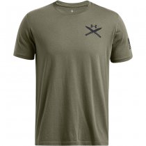Under Armour Mens Freedom Spine T-Shirt - Olive