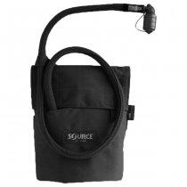 SOURCE Kangaroo 1L Collapsible Canten & Pouch - Black