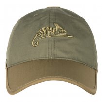 Helikon Logo Cap - Black / Olive Green B