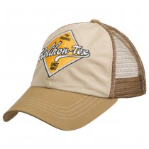 Helikon Trucker Logo Cap Cotton Ripstop - Khaki / Brown B