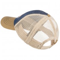 Helikon Trucker Logo Cap Denim - Dark Blue / Khaki C