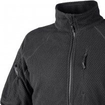 Helikon Alpha Tactical Grid Fleece Jacket - Black - XS