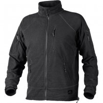 Helikon Alpha Tactical Grid Fleece Jacket - Black