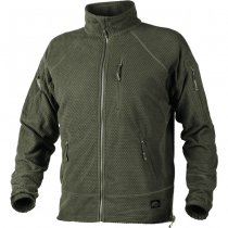 Helikon Alpha Tactical Grid Fleece Jacket - Olive